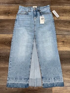 NWT 💙 BDG Mandi A-Line Denim Maxi Skirt Size Small